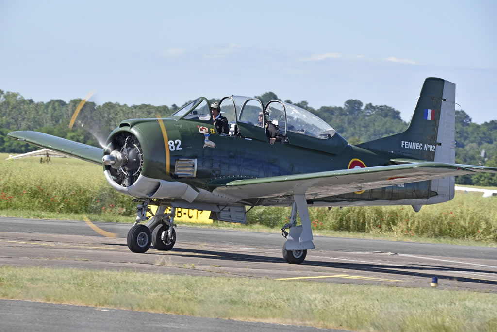 T-28A Fennec, Registration F-AZKG, seen here at St Yan, France T-28A Fennec, Registration F-AZKG, seen here at St Yan, France